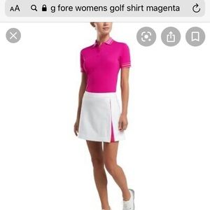 GFore women’s golf shirt magenta pink Small